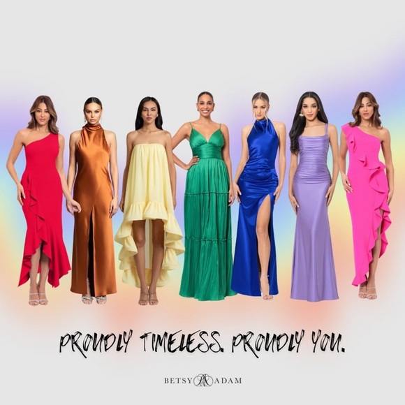 Betsy & Adam Red long, Backless fine lace Dress - Size 4, Retail Price $240 - Picture 6 of 11